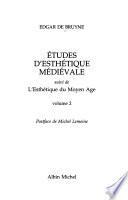 Télécharger le livre libro Études D'esthétique Médiévale